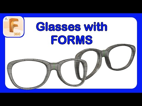 Fusion 360 Form Mastery Part 44 - Designing Sun Glasses with Fusion Forms #fusion360