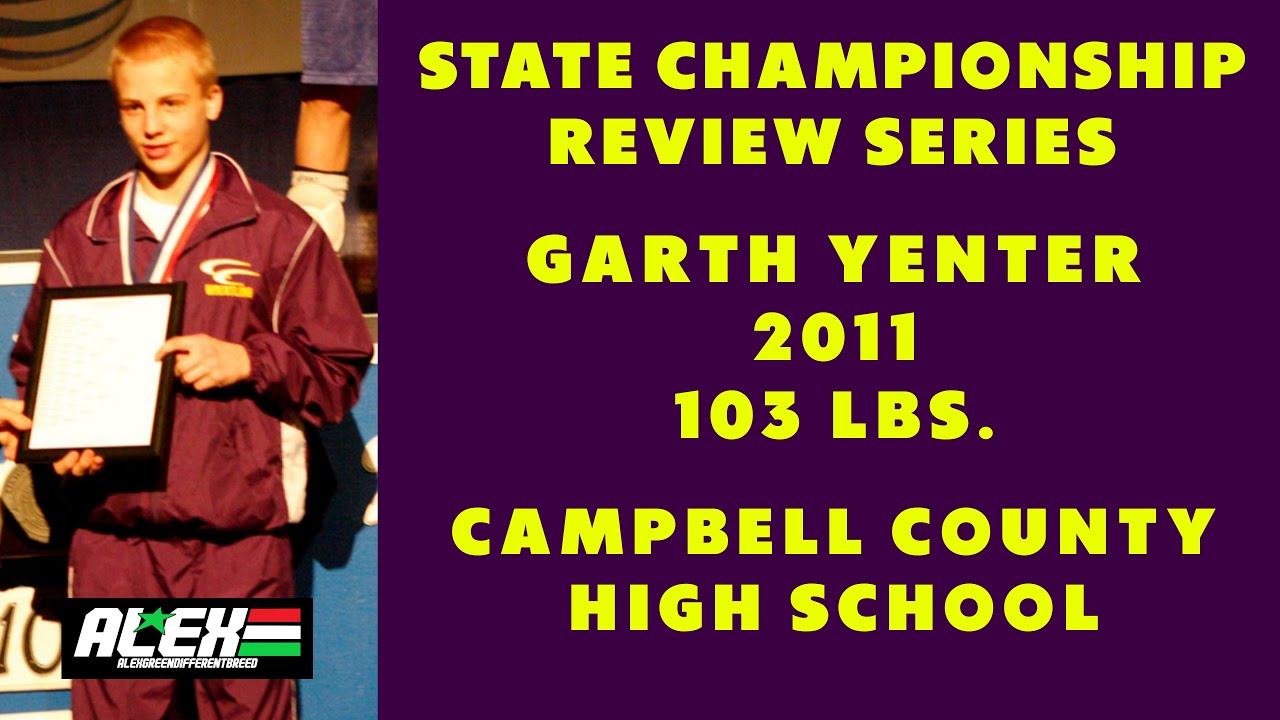 State Wrestling Championship match review w/ Garth Yenter (Campbell County; 2011 103 lbs.)