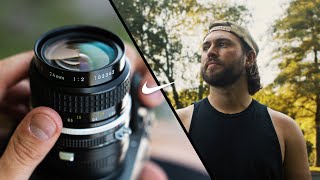 I shot a Nike ad with a $200 vintage lens