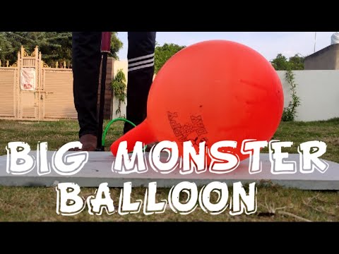 EXPERIMENT WITH BIG MONSTER BALLOON #MRBAKOLIYA
