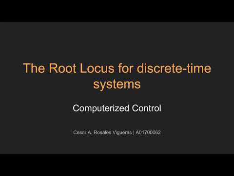 Root Locus for discrete-time systems (Short)
