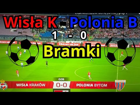 Wisła Kraków -  Polonia Bytom 1-0 I Bramki