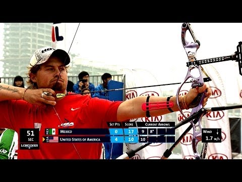 Mexico v USA – recurve mixed team gold | Shanghai 2014 Archery World Cup S1