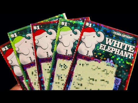 ▫️🐘 WHITE ELEPHANT 🐘▫️| 🎄 Holiday Ticket 🎄 | Scratch with Me!