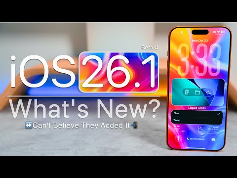 iOS 26.1 Beta 4 is Out! - What's New?