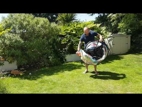 How to open and pitch your pop up tent