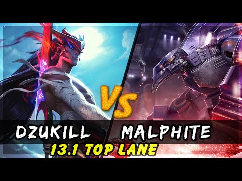 Dzukill - Yone vs Malphite TOP Patch 13.1 - Yone Gameplay