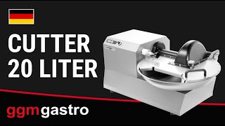 Cutter à viande - 20L - 2,387kW - 230V - 600-2600tr/min