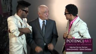 Detrás de las cámaras Video Musical "La polaca" Jochy Santos, Confucio y Bopero.