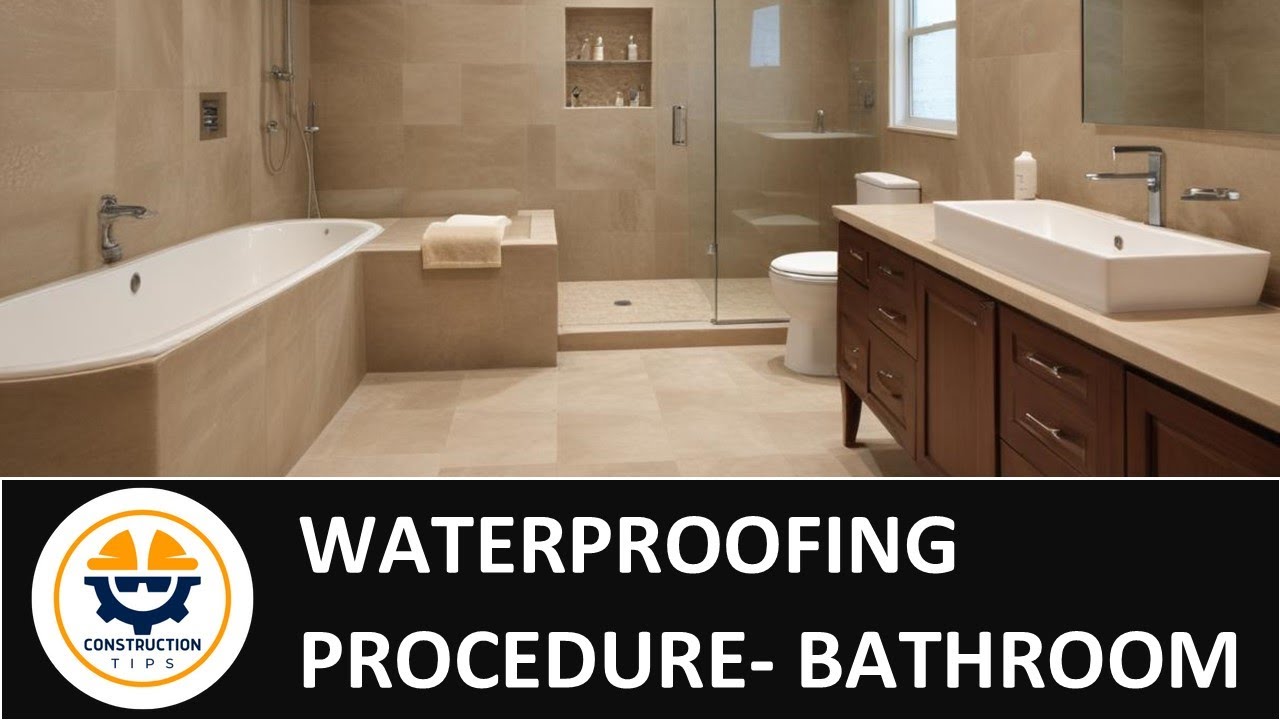 Bathroom waterproofing procedure