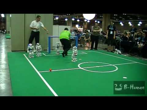 B-Human - Austin Villa (RoboCup 2010, SPL, Semi Final) - First Half - Part I