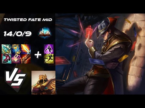 MID Twisted Fate vs Azir - EU Grandmaster Patch 25.S2.4