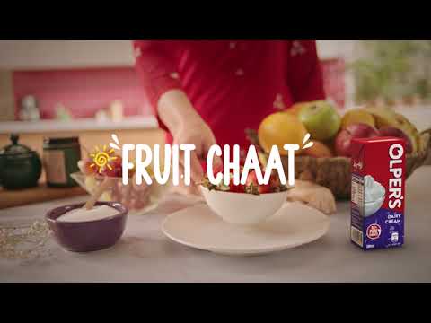 Fresh Fruit Chaat Bursting with Olper’s Cream!
