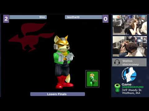Mass Madness 34 SSBM - SloX (Fox) vs. bonfire10 (Sheik) - Melee LF