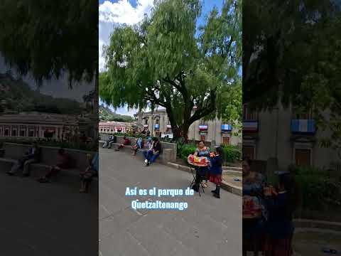 así luce este /0parque/ de Quetzaltenango /