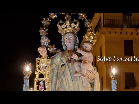 (PALERMO) - PROCESSIONE DI MARIA SS. DELLA MERCEDE - PIAZZA SANT'ANNA AI LATTARINI (4K) 24/09/2023
