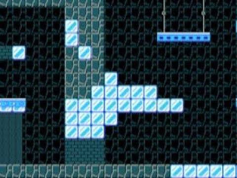 Ice Cave ⚡️ by Nightmare ⚡️ SUPER MARIO MAKER Raw GAMEPLAY