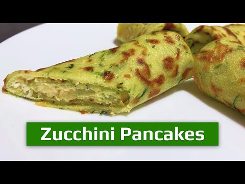 , title : 'Zucchini crepes. Thin pancakes with zucchini'