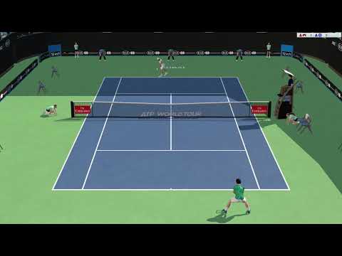 Djokovic vs Lorenzi Full Ace Tennis Dubai R32 ATP500