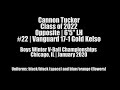 Cannon Tucker Vanguard #22 (Class of '22) - Chicago Winter V-Ball Championship, January 2020