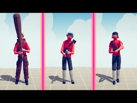 EVOLUTION OF TF2 SCOUT - Totally Accurate Battle Simulator TABS