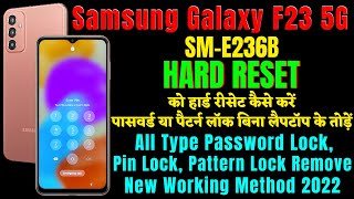 Samsung Galaxy F23 5G Hard Reset ll Recovery Mode ll How To Unlock Samsung Gaalxy F23 5G