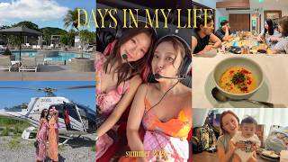 【日常Vlog】バタバタな日々の合間に友達と過ごした夏🌻🍉ヘリコプター/ルセラのライブ/ディズニーオンアイス