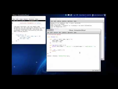 Python 29 Constructor Parameters