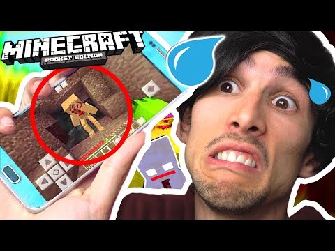 GLI SCP 096 SONO ENTRATI NEL MIO MONDO DI MINECRAFT POCKET EDITION!!