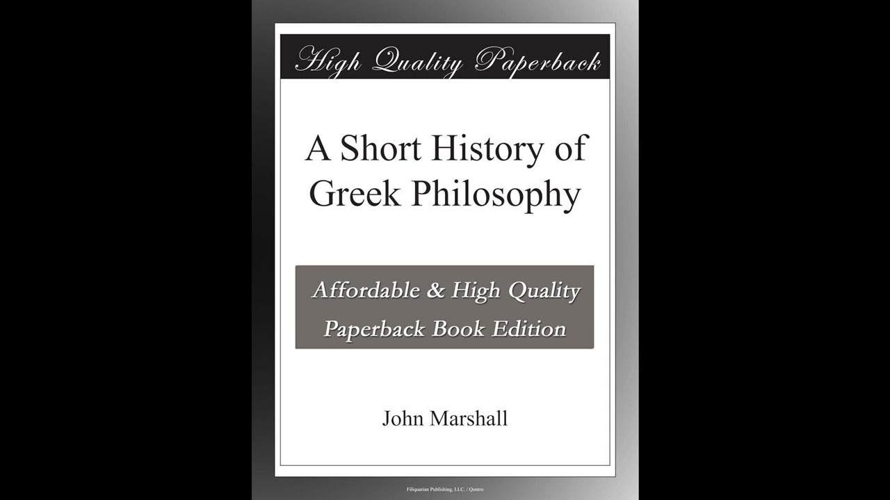 A Short History of Greek Philosophy