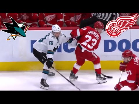 NHL Highlights | Sharks @ Red Wings | 01/04/22