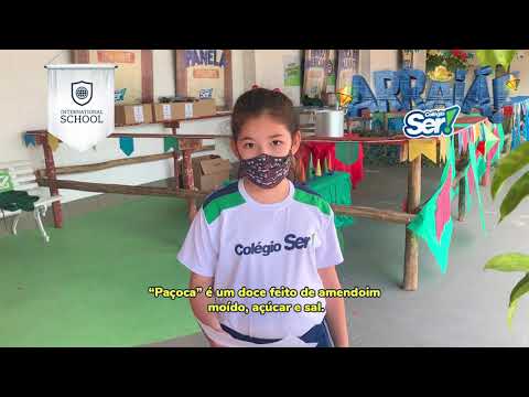 #01 Bilíngue no Ser! Os alunos vão explicar em inglês as comidas, roupas e costumes da Festa Junina