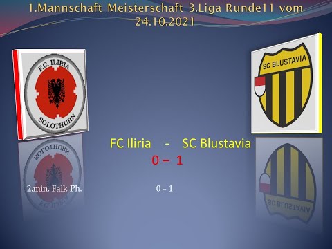 1.Mannschaft Meisterschaft 3.Liga FC Iliria - SC Blustavia
