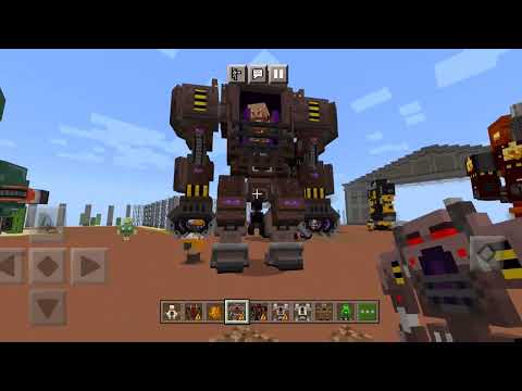Mob Mechs ADDON in Minecraft PE