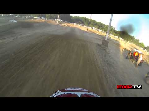 HELMET CAM: Tyler Wozney - Open A Heat Race / Speed Citi Supercross