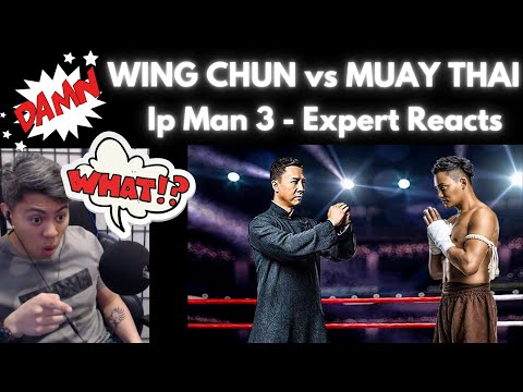 MUAY THAI VS KUNG FU (WING CHUN) - Ip Man Reaction - Martial Arts Instructor Reacts - How REAL is it