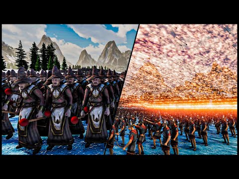 1 Million EVERY Super Archers vs 120.000 Elemental Wizzards - Ultimate Epic Battle Simulator 2