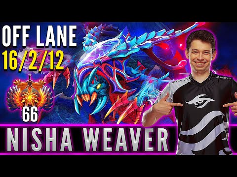 Secret.Nisha  [ Weaver ]  Off Lane Pro Gameplay  [ Patch 7.31d ]  Dota 2 Full Game