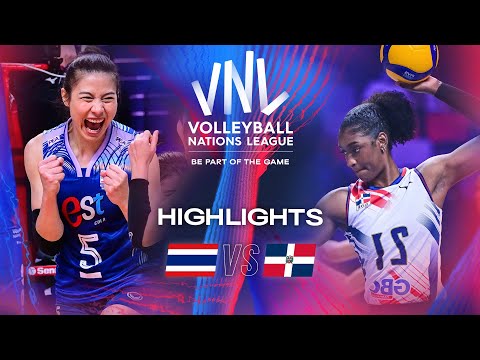 🇹🇭 THA vs. 🇩🇴 DOM - Highlights | Week 2 | Women's VNL 2024
