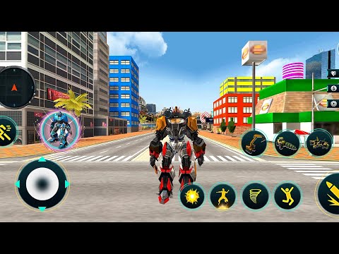 Mechanical Excavator Robot Game - Flying Transformer - Android Gameplay Part 3