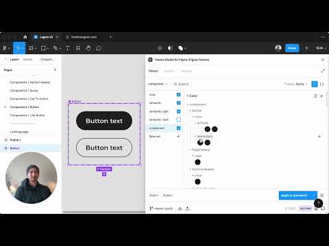 Organizing Design Tokens in Figma with Tokens Studio
