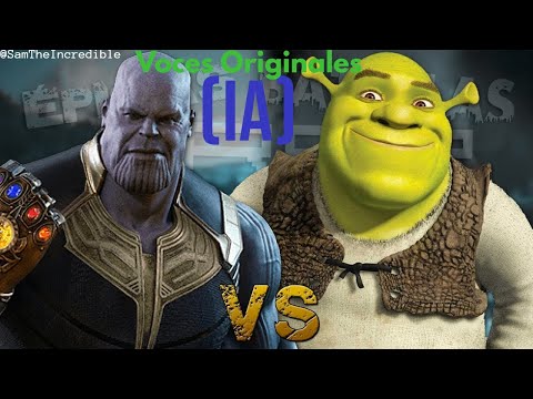 Thanos vs Shrek. Épicas Batallas de Rap del Frikismo - (IA)