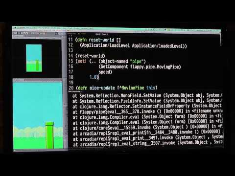 Arcadia: Integrating Clojure with Unity3D for Game Dev - Ramsey Nasser and Tims Gardner