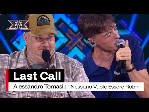 Alessandro Tomasi canta “NESSUNO VUOLE ESSERE ROBIN” di Cesare Cremonini | X Factor 2025 Last Call