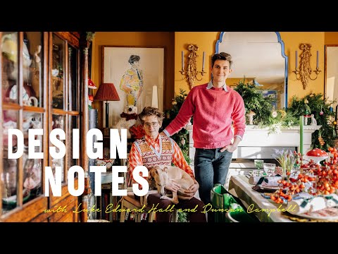 A kitsch, colourful Cotswold Christmas with Luke Edward Hall and Duncan Campbell | Design Notes