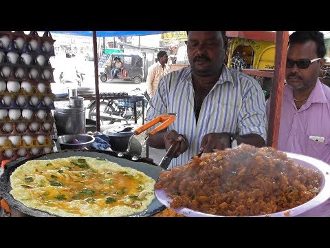 Bhao Ka Anda (Egg) Rice 30 rs Per Plate | Street Food Yavatmal Maharashtra India Video