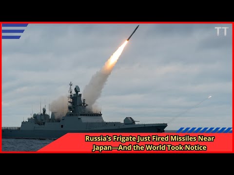 Marshal Shaposhnikov Launches Kalibr and Uran Missiles in Sea of Japan