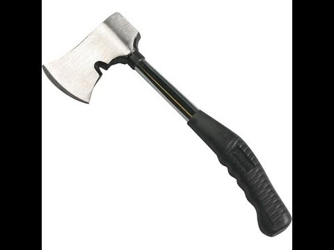 Review  Cheap Coleman $10 camping Hatchet axe from Wal Mart
