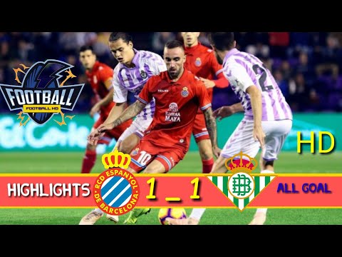 Real betis vs Espanyol    1_1 La liga All GOOAL Highlights