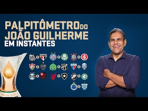 PALPITÔMETRO DO JOÃO GUILHERME! Palpites para a 33° rodada do Campeonato Brasileiro